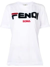 Fendi Mania Oversize Cotton Tee In White