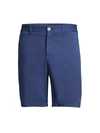 Robert Graham Men's Aldrich Stretch-twill Flat-front Shorts In Navy