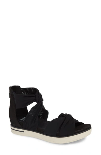 Eileen Fisher Zanya Sporty Sandals In Black Fabric ModeSens