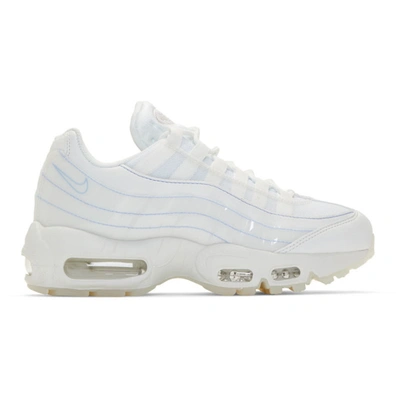 Nike Air Max 95 Se Mesh, Leather And Pvc Sneakers In White