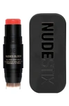 Nudestix Nudies Cream Blush Stick Poppy Girl 0.25 oz/ 7.0 G In Poppy Girl By Mary Phillips - Vivid Glowing Coral