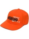 Heron Preston Embroidered Logo Baseball Cap In Orange & Multi