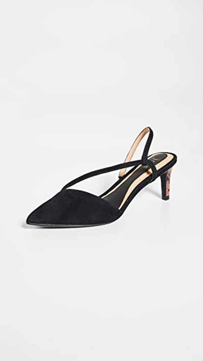 Joie Reno Suede Slingback Pumps In Black