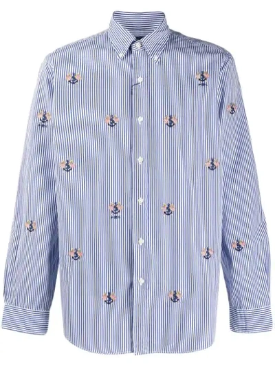Polo Ralph Lauren Logo Shirt In Blue