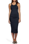 Michael Stars Racerback Midi Dress In Nocturnal