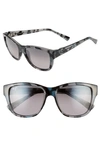 Maui Jim Hanapa'a 53mm Polarizedplus2® Sunglasses In Grey Blue Black Tortoise/ Grey