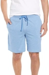 Daniel Buchler Peruvian Pima Cotton Shorts In Blue