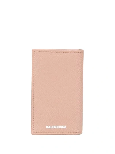 Balenciaga Ville Key Case In Pink