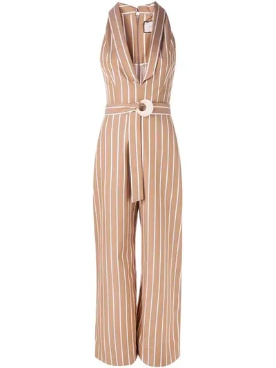 Alexis Eckhart Jumpsuit In Brown
