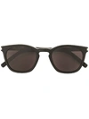 Saint Laurent Eckige Sonnenbrille - Schwarz In Black