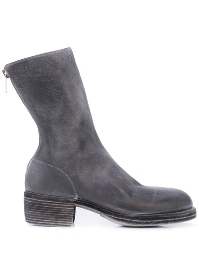 Guidi Mid-calf Boots In Grey