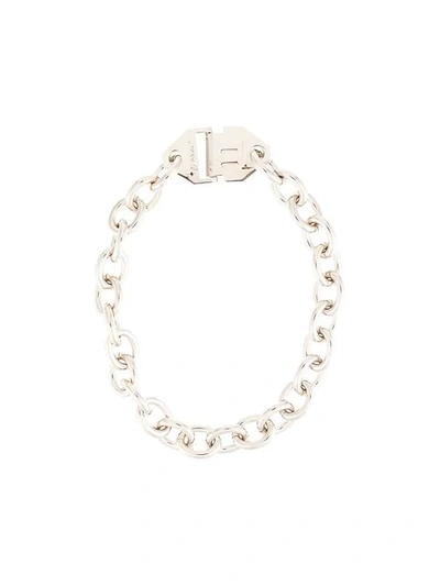 Off-white Chain Necklace In Silver No Color