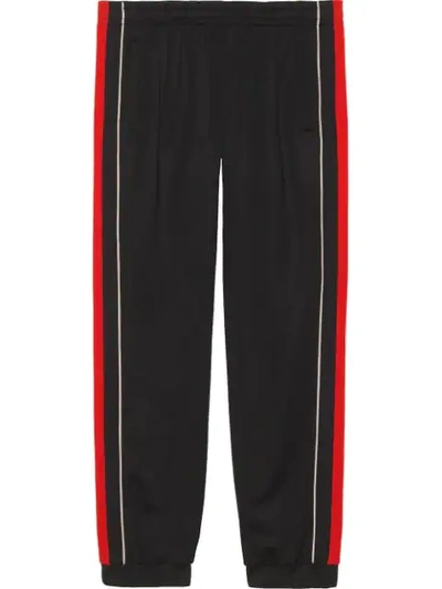 Gucci Jogging Pant With Lyre Patch In Black