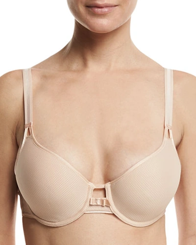 Chantelle Aeria Lightweight 3/4 Spacer Contour Bra In Nude Blush