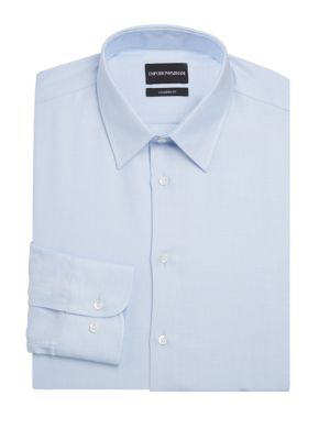 light blue armani shirt