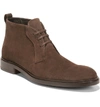 Vince Men's Brunswick Suede Chukka Boots In Coffee