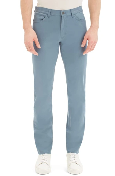 Theory Men's Haydin Stretch-cotton Pants In Aloe