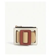 Boyy Buckle Leather Cardholder In Parchment/pomodoro