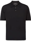 Prada Polo Shirt In Black