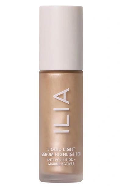 Ilia Liquid Light Serum Highlighter Nova 0.5 oz/ 15 ml In Nova (shimmering Soft Gold)