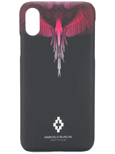 Marcelo Burlon County Of Milan Wings Iphone X Case - Black