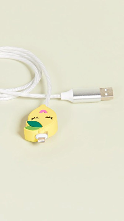 Iphoria Lightening Cable Power Cord In Lemon