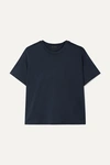 Atm Anthony Thomas Melillo Schoolboy Cotton-jersey T-shirt In Navy