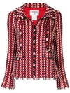 Pre-owned Chanel Long Sleeve Jacket In Red