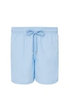 Vilebrequin Moorea Solid Swim Trunks In Sky Blue