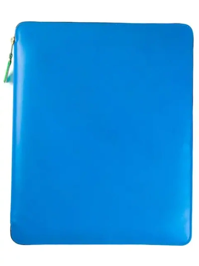 Comme Des Garçons Super Fluo Ipad Case In Blue