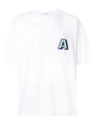 A(lefrude)e Besticktes T-shirt In White