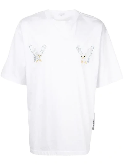 A(lefrude)e Embroidered Detail T-shirt - White