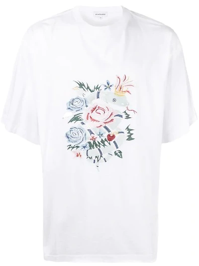 A(lefrude)e Embroidered T In White