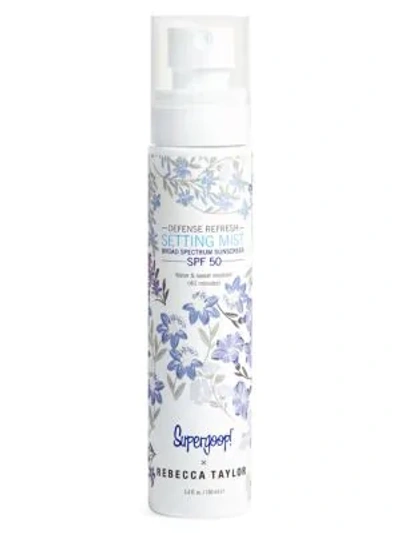 Supergoop ! X Rebecca Taylor Defense Refresh Setting Mist Broad Spectrum Sunscreen Spf 50