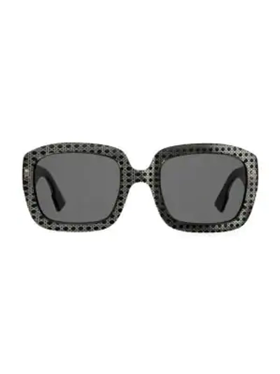 Dior 54mm Square Sunglasses In Black