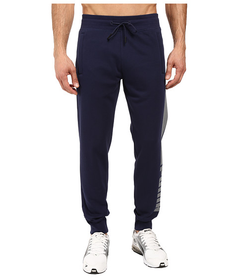 puma core fleece joggers navy