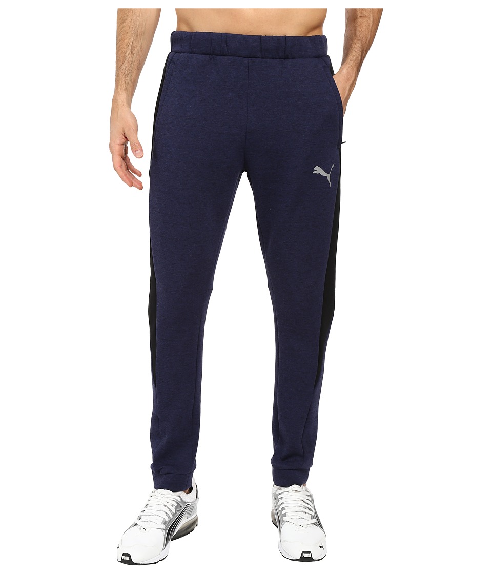 Puma - Evostripe Proknit Pants (peacoat Heather) Men's Casual Pants | ModeSens