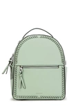 Calpak Kaya Faux Leather Round Backpack In Mint