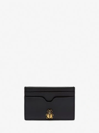 Alexander Mcqueen Insect Card Holder In Black