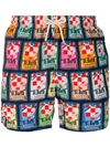 Mc2 Saint Barth Lights Swim Shorts - Blue