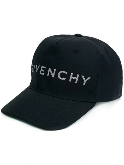 Givenchy Logo Baseball Cap In Blue