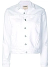 L Agence Celine Distressed White Jacket