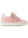 Giuseppe Zanotti Nicki Low Top Sneakers In Light Pink