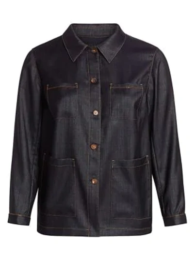 Lafayette 148 Esmeralda Mercantile Cloth Button-front Jacket In