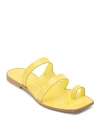 Dolce Vita Women's Isala Flat Sandals In Citron Cro