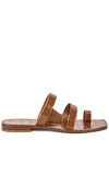 Dolce Vita Women's Isala Flat Sandals In Brown