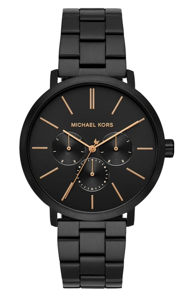 Michael Kors Blake Link Bracelet Watch, 42mm In Black