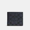 Coach Coin Wallet In Signature Canvas In Midnight
