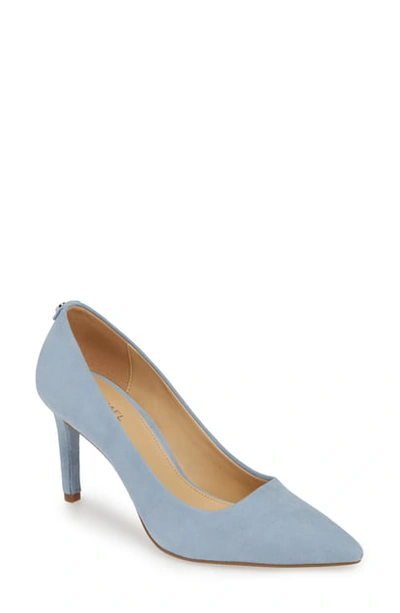 Michael Michael Kors Dorothy Flex Pump In Powder Blue Suede