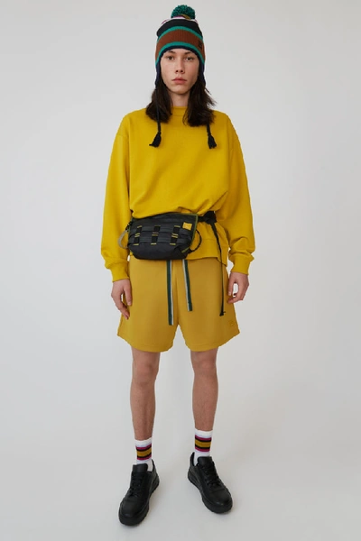 Acne Studios Oversized Sweatshirt Amber Yellow